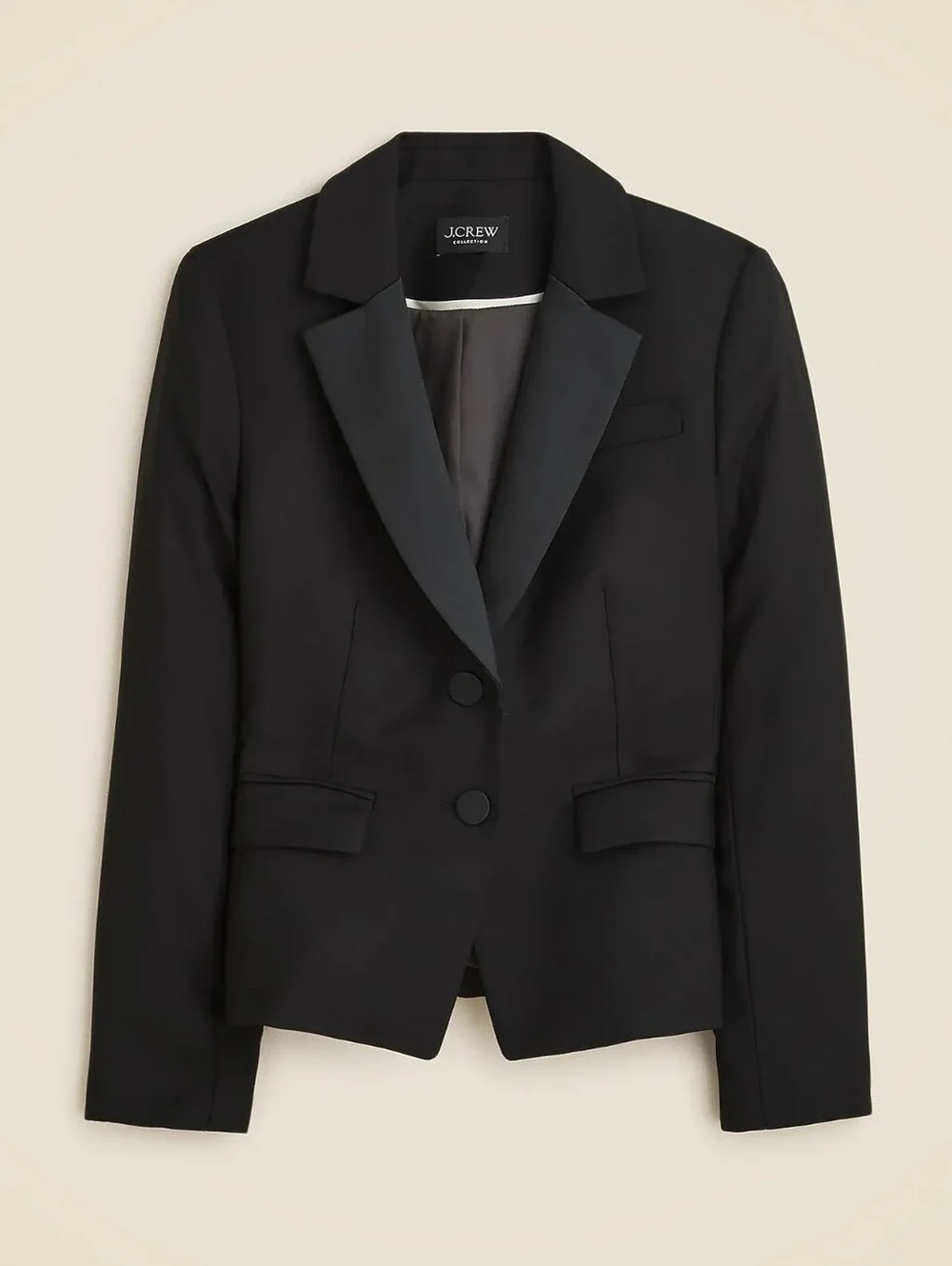 J. Crew Collection Shrunken-fit blazer in Italian tuxedo wool